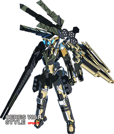 AHSMB-004 GOLD FOUR GUNNER type 超遠距離支援砲撃型 スルガ専用機